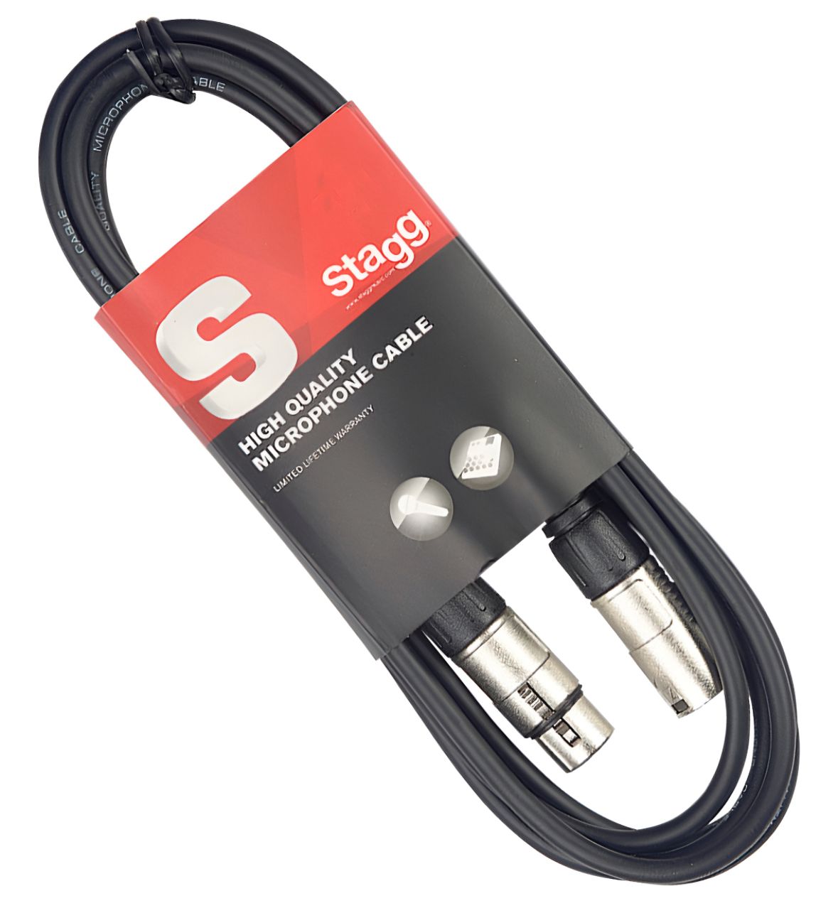 Cable canon-canon 6mts STAGG ficha metal