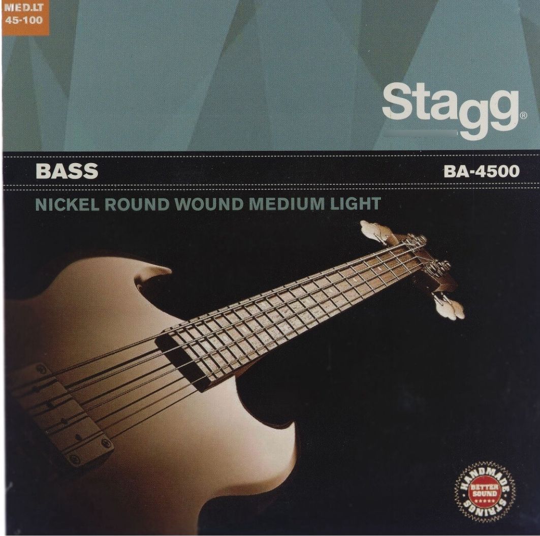 Encordado para bajo 4 cuerdas STAGG médium light BA4500
