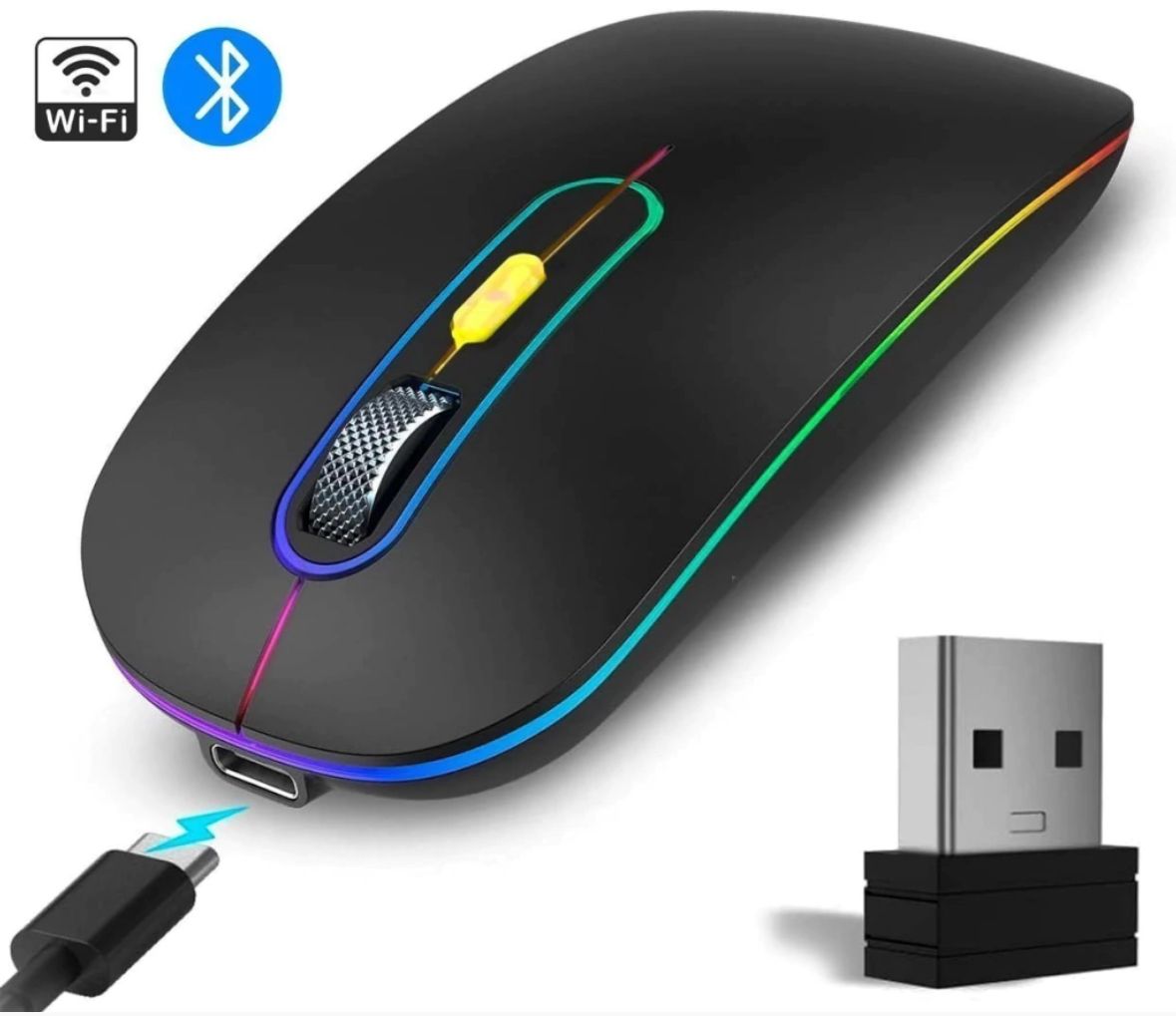 Mouse DEHUKA inalambrico recargable